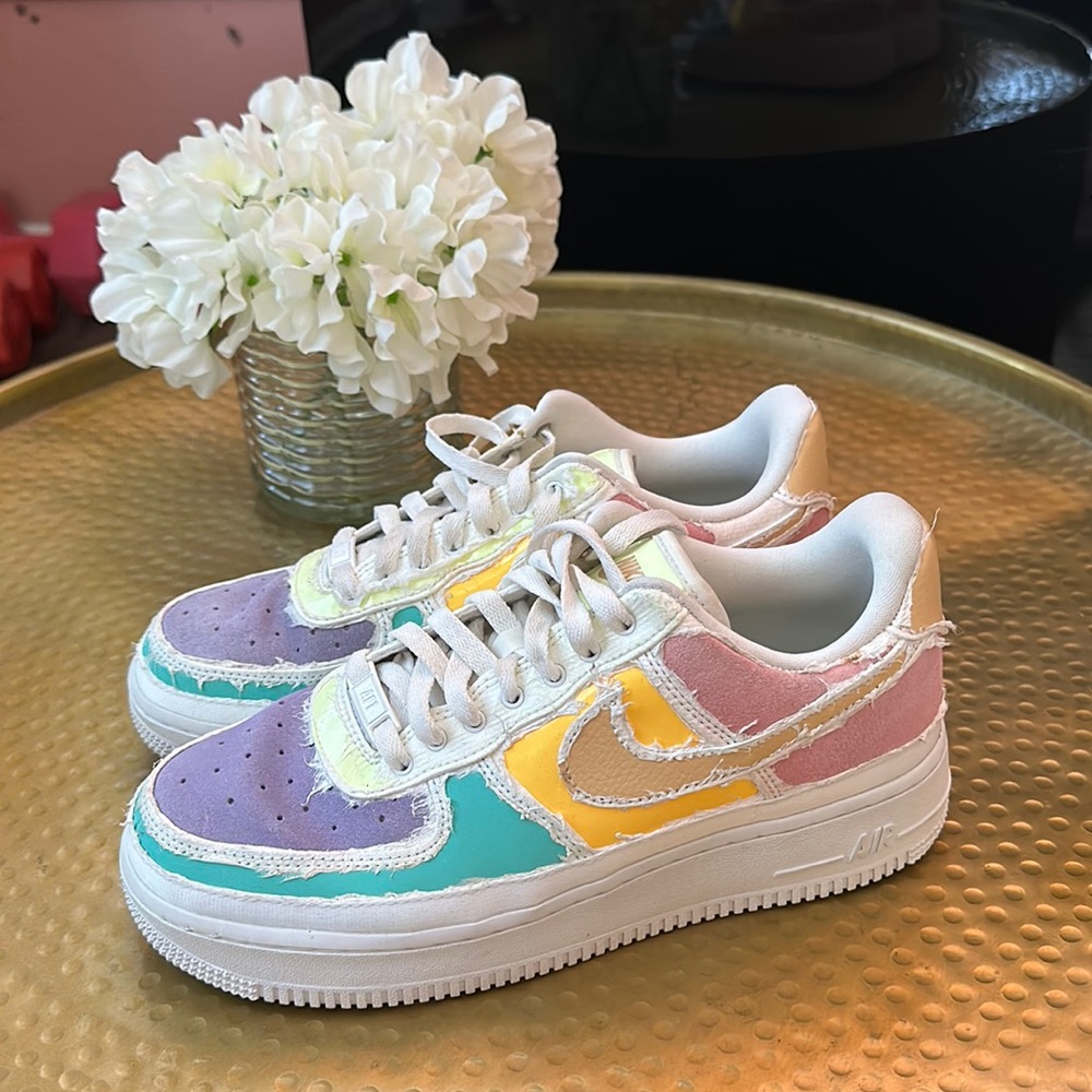 Nike AirForce1 Platform Premium Pastel